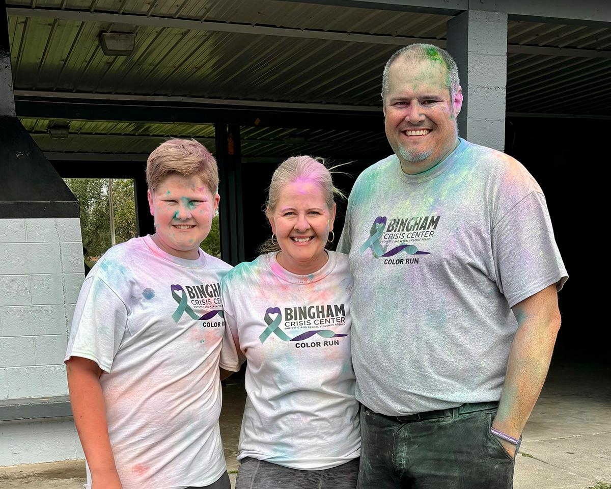 Smith, along with local volunteers and partners, organized a Color Run event to raise funds for their center.