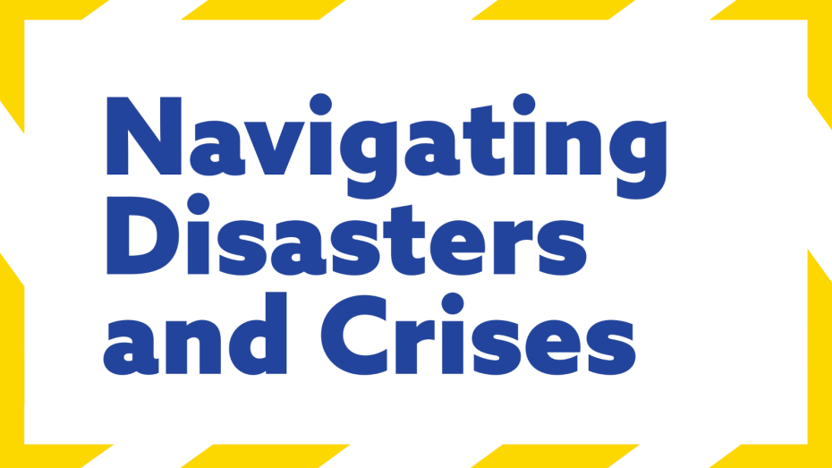 Navigating Disasters and Crises Navigating Disasters and Crises cover